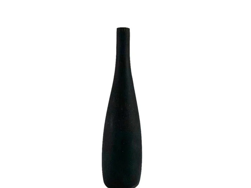 Florero 9.5 cm Botella Negro