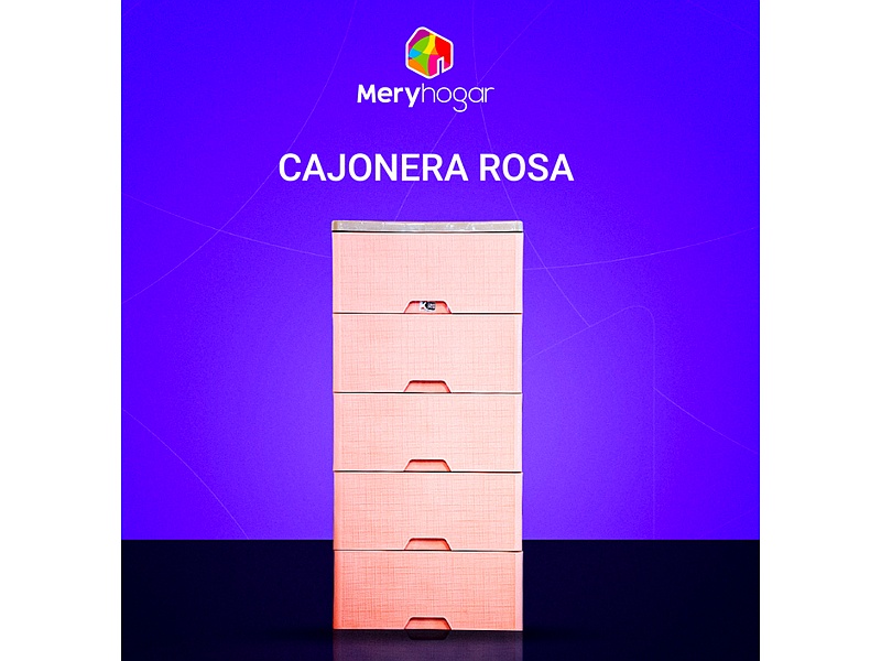 Cajonera Melamina Rosa Ecuador 