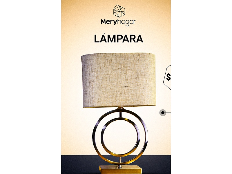 Lampara Moderna Golden Ecuador