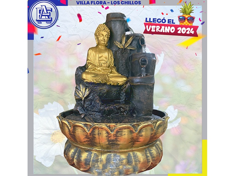 Adorno Fuente Agua Indica Ecuador