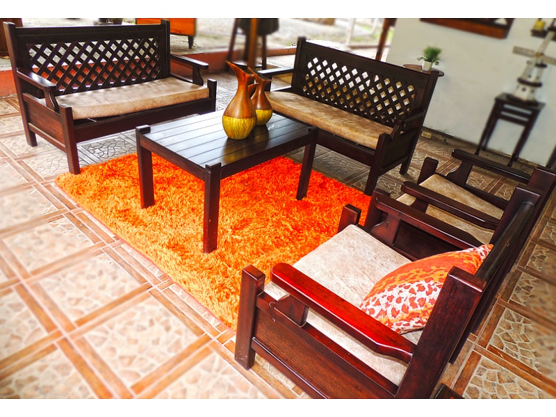 Juego de Sillones de Cuero Cuenca