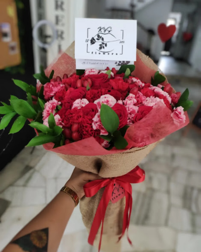 Arreglo Bouquet Lady in Red Ecuador	