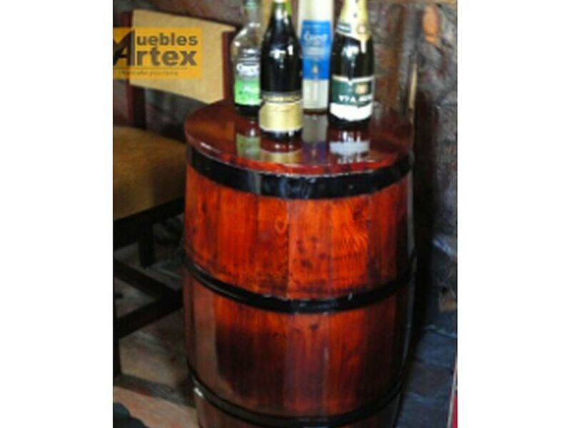 Mesa centro estilo barril Ecuador