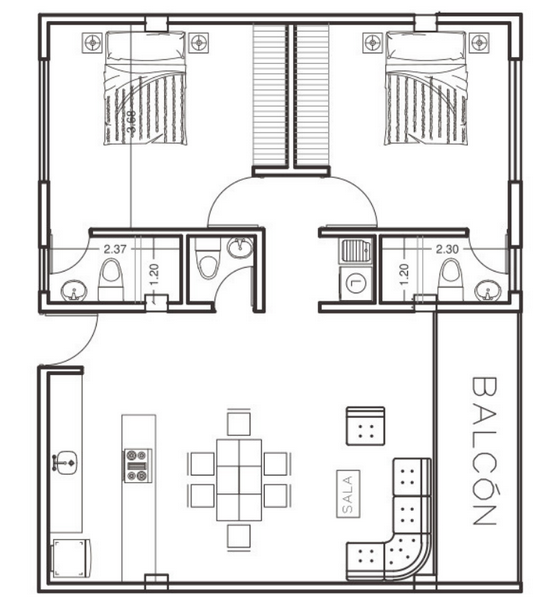 Departamento Tipo C Ecuador