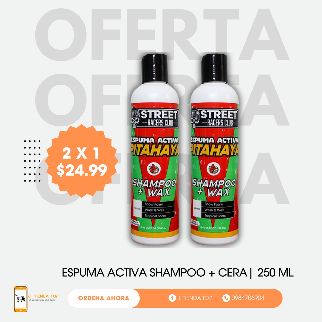 Shampoo autos Ecuador 