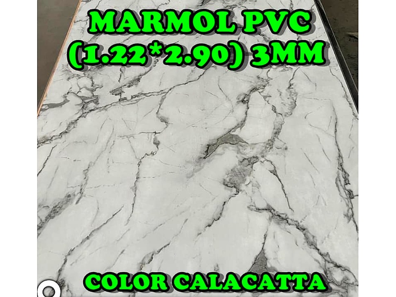Lámina de Mármol PVC Calacatta Ecuador