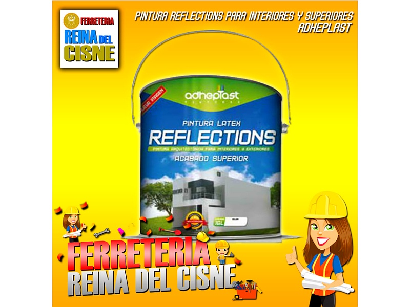 Pintura Latex Reflections Acabado Superior
