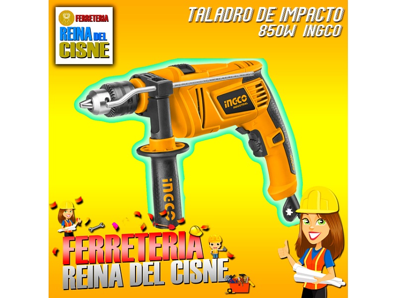 Taladro de Impacto INGCO 850W Ecuador