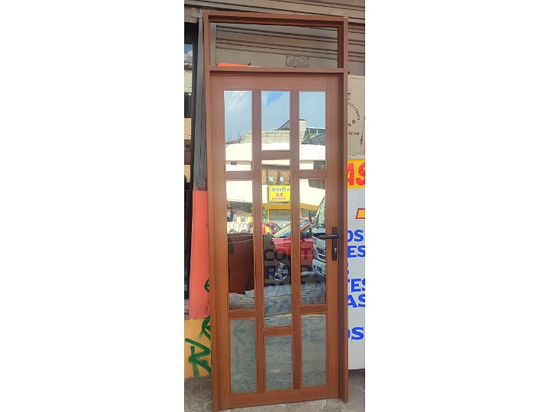 Puerta de Madera con Espejos Ecuador