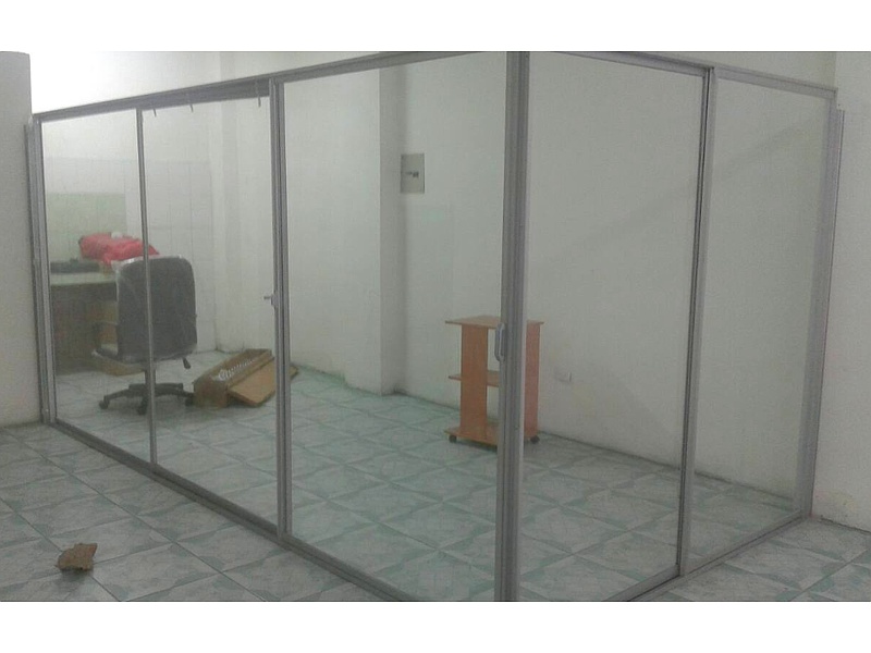 División de Oficinas Móvil de Vidrio Templado