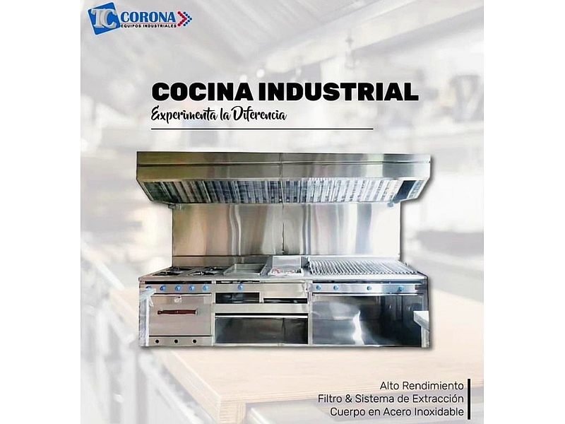 COCINA INDUSTRIAL -ALTO REN ECUADOR TC CORONA