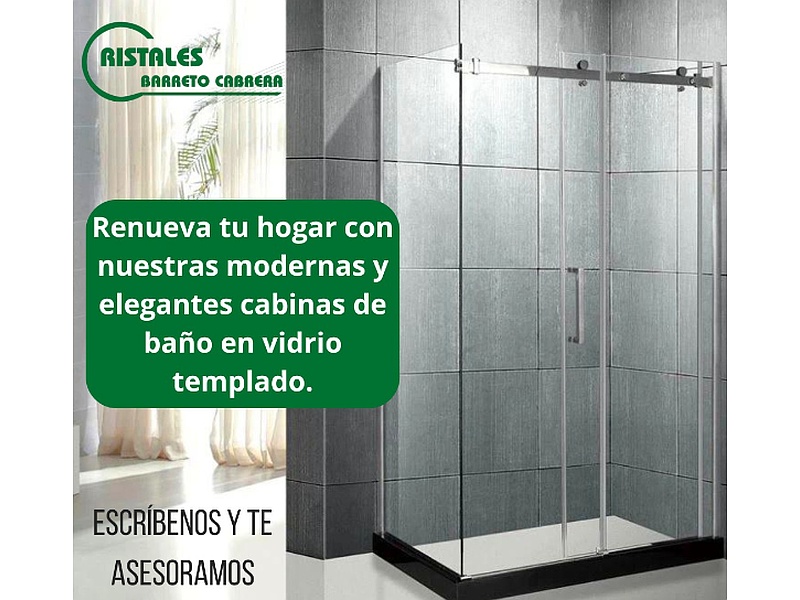 Cabinas de Baño en Vidrio Templado