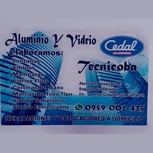 Aluminio y vidrio Tecnicoba