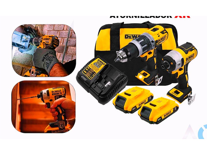 Kit de Taladro Percutor y Atornillador DeWALT