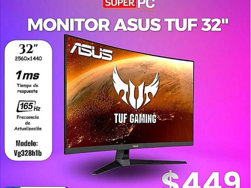 Monitor asus TUF curvo 32 pulgadas Guayaquil
