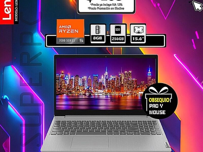 Laptop lenovo amd ryzen 5 Guayaquil