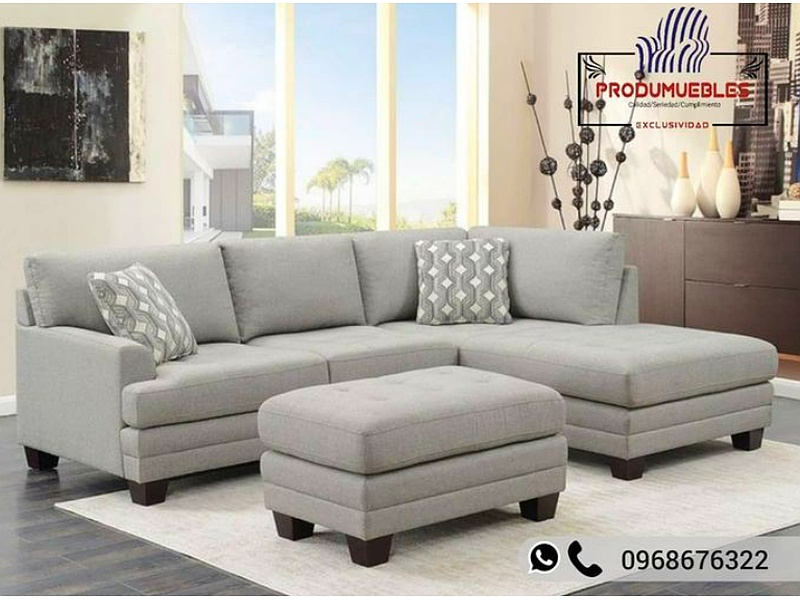 Sofá gris Ecuador