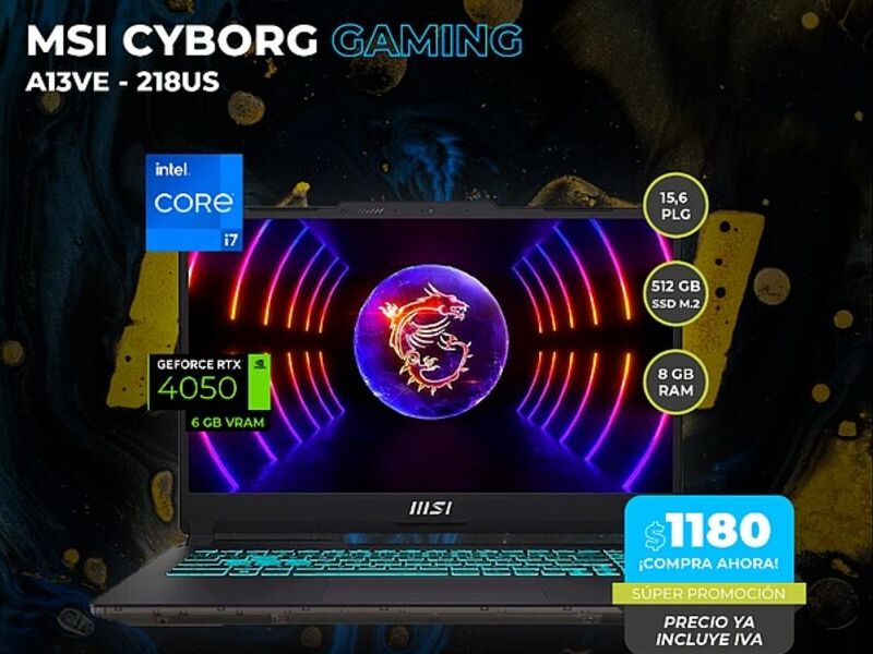 Msi cyborg A13VE 218US Quito