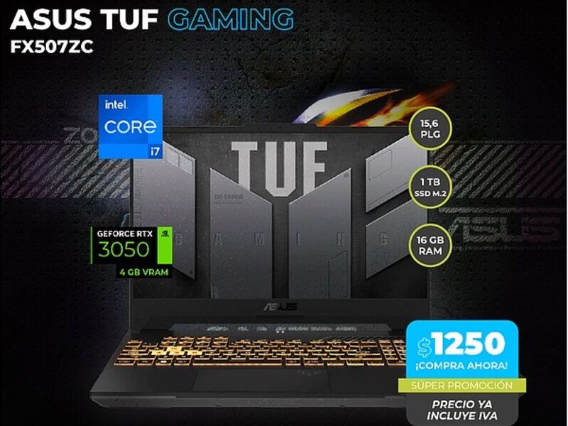 Asus TUF FX507ZC Quito