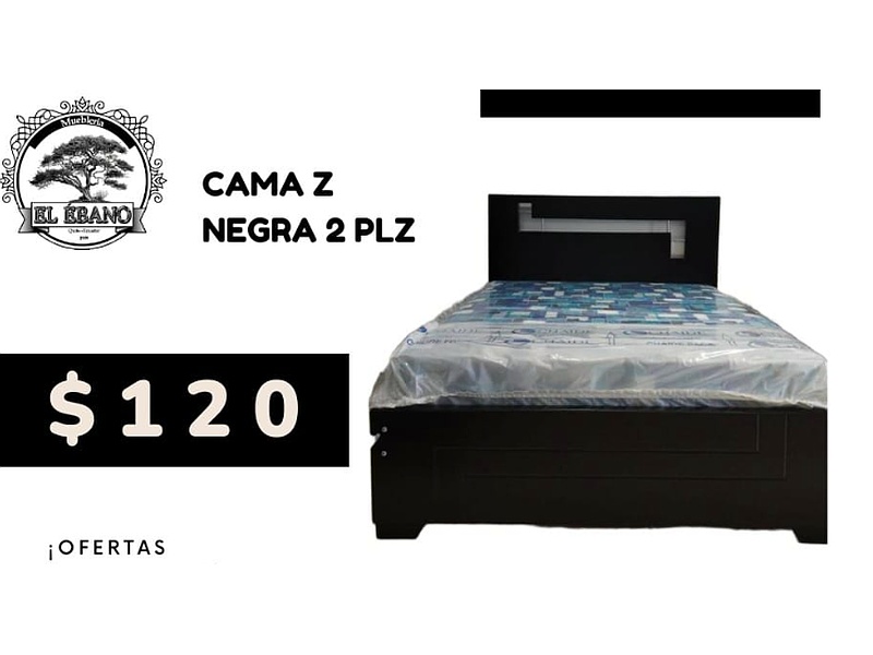 cama Z negra Quito