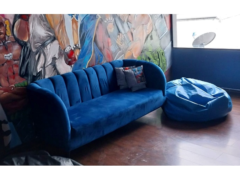sillón azul Quito