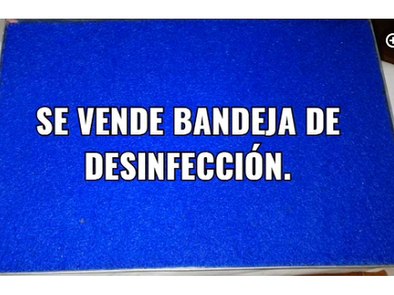 Bandeja de desinfección