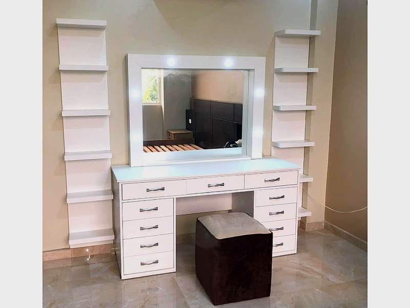 velador blanco espejo ecuador