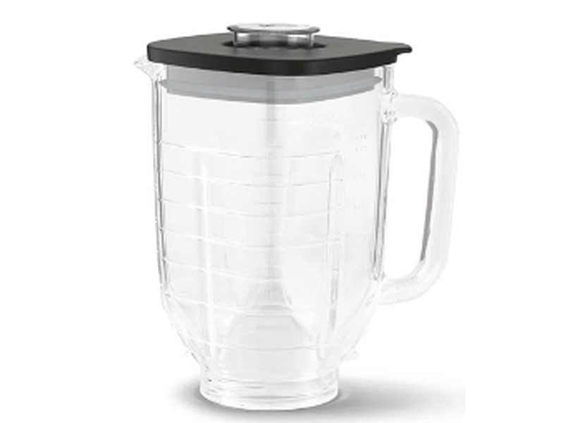 Vaso de vidrio cuadrado para licuadora