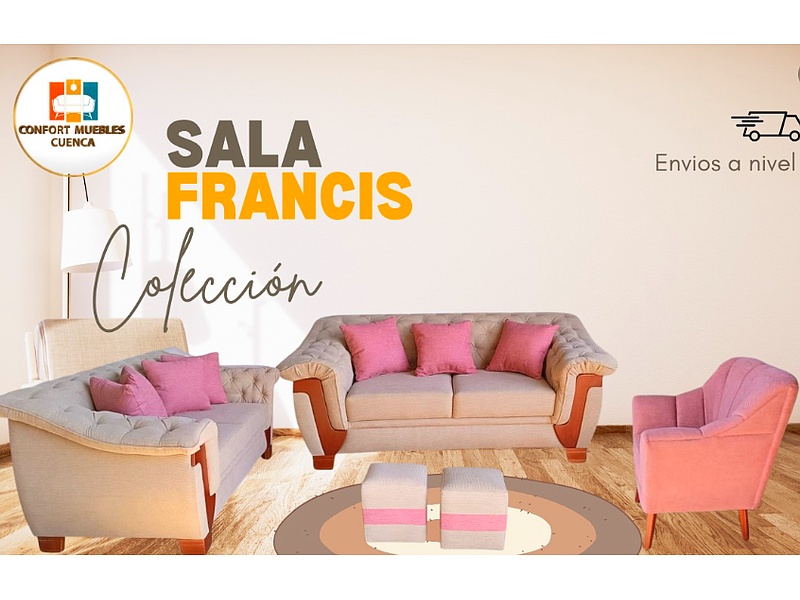 JUEGO DE SALA ACOLCHADO CUENCA