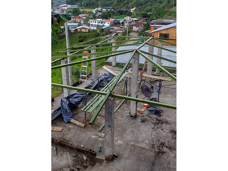 Cubierta tipo bóveda Ecuador