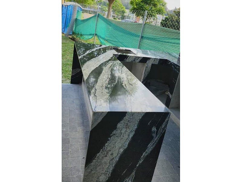 Mesón mármol cebra Ecuador 