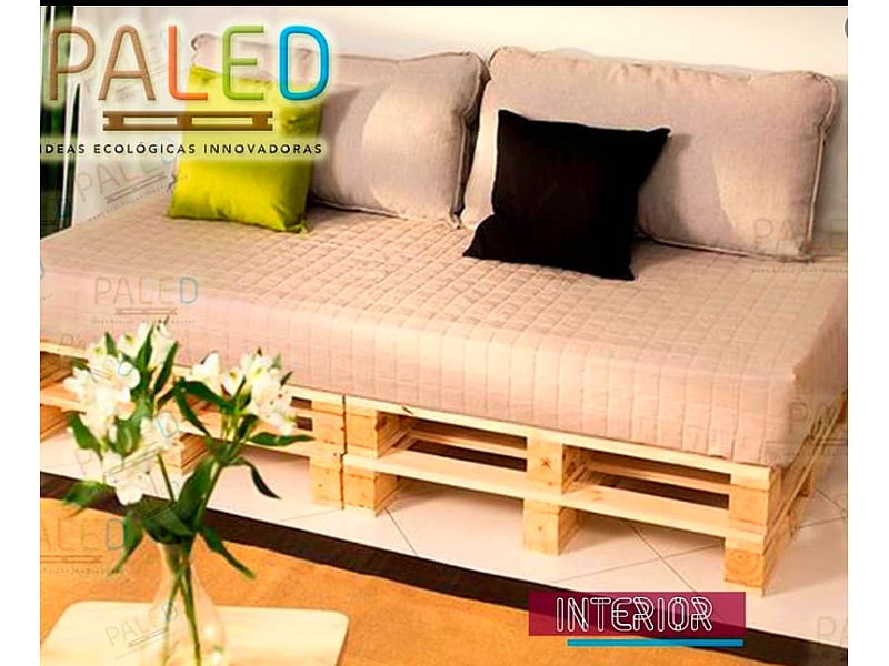 Sofá Pino Clásico Beige Ecuador