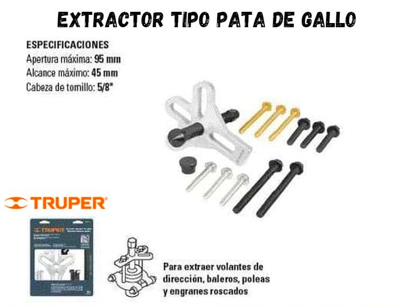 Extractor 15 piezas Ecuador