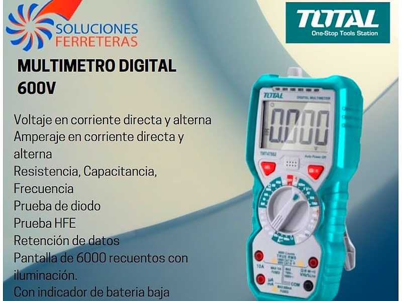 Multímetro Profesional Digital 600V Ecuador