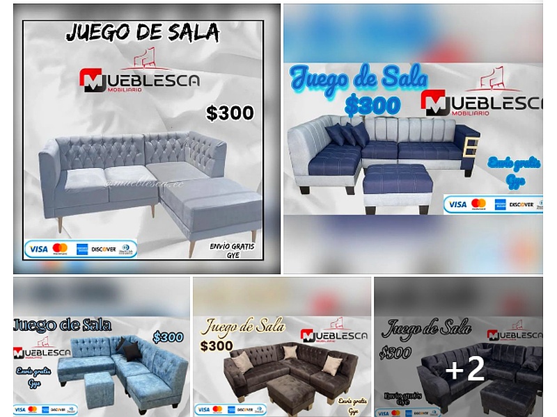 Juego de sala Guayaquil 