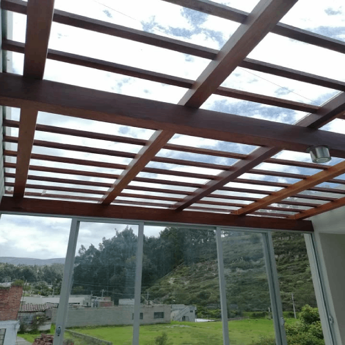 Domos de vidrio templado