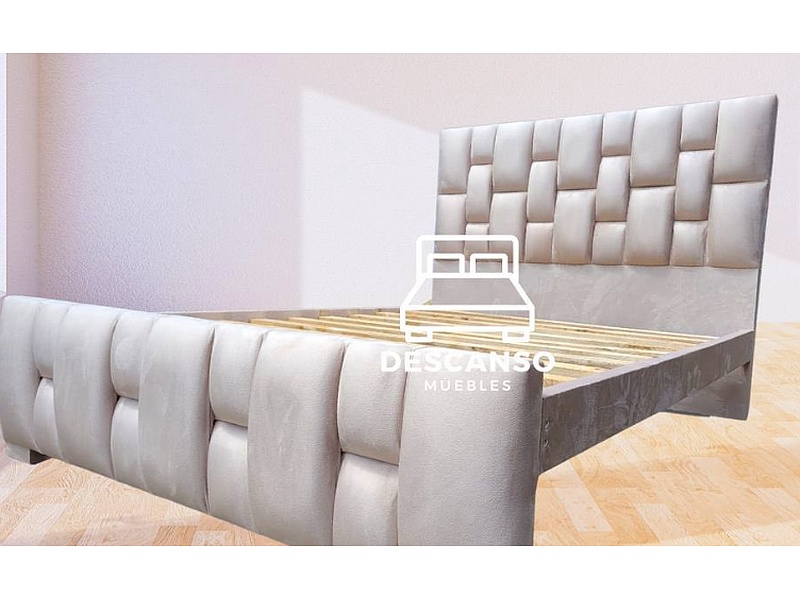 Cama con espaldar trenzado Ecuador