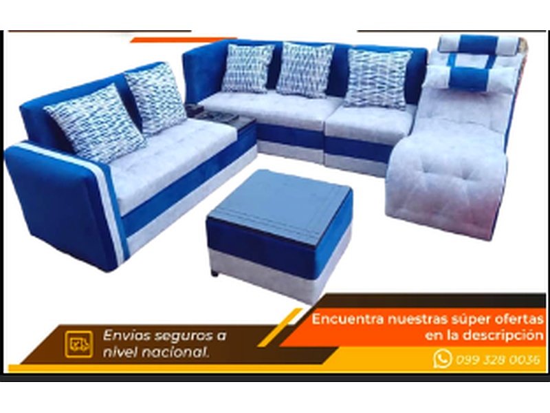 Juego de sala Azul Ecuador 