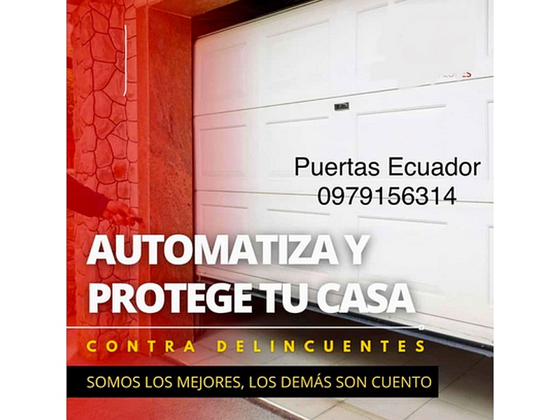 Portón automático Manta