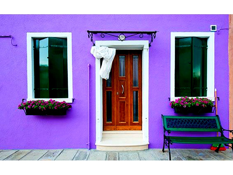 Pintura exterior color morada Ecuador