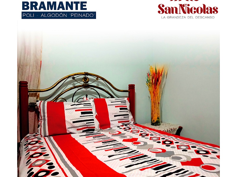 Sábana Bramante Roja Ecuador