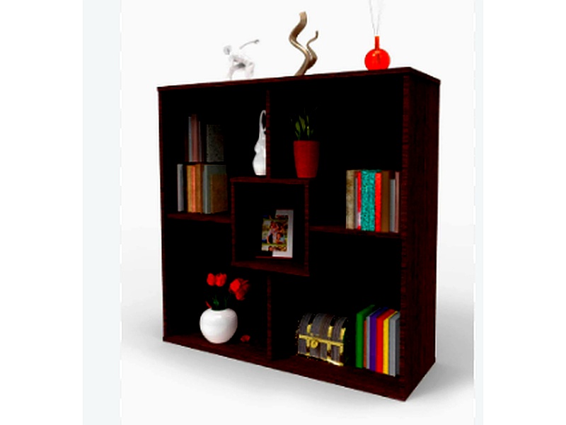 Mueble madera oscuro libros Ecuador