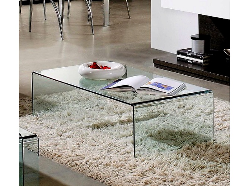 Mesa centro cuadrada cristal Ecuador