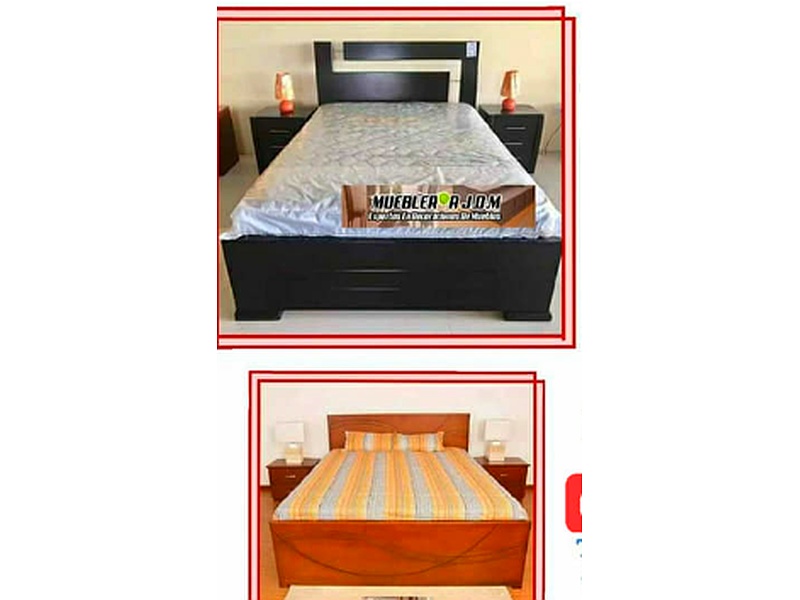 cama de madera colores Quito