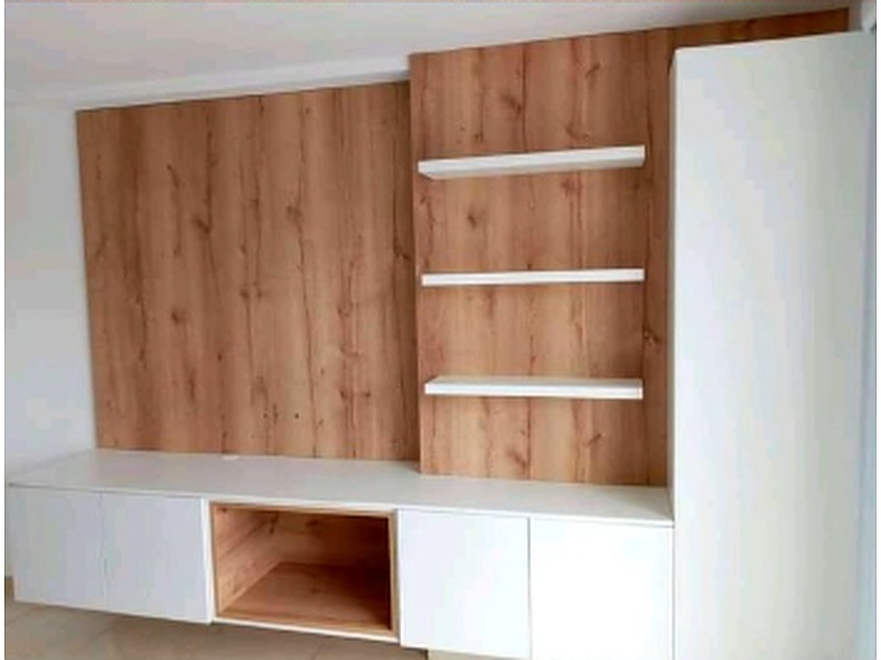 rack de tv blanco Ibarra