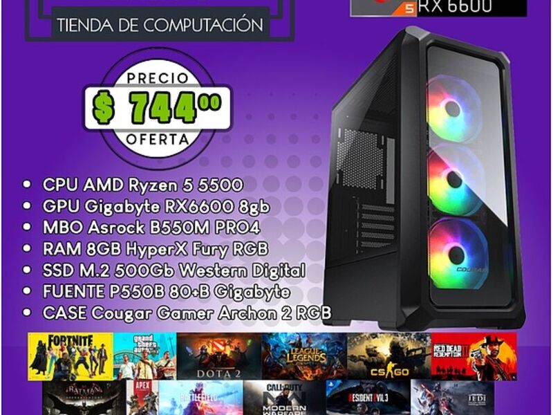 PC gamer cougar archon 2RGB Quito