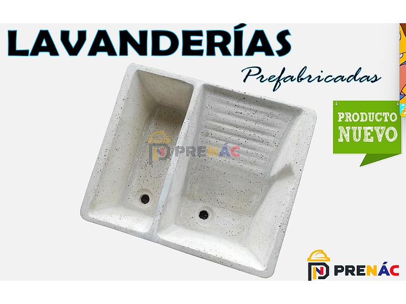 Lavandería doble prefabricada Ecuador