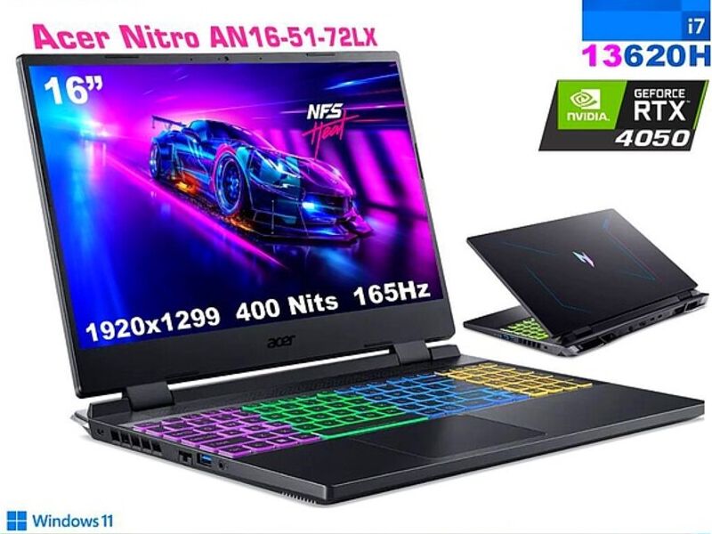 Laptop acer nitro AN16 51 72LX Quito