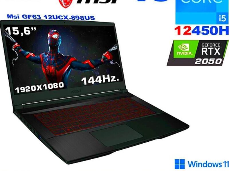 Laptop MSI GF 63 12UCV 88US Quito