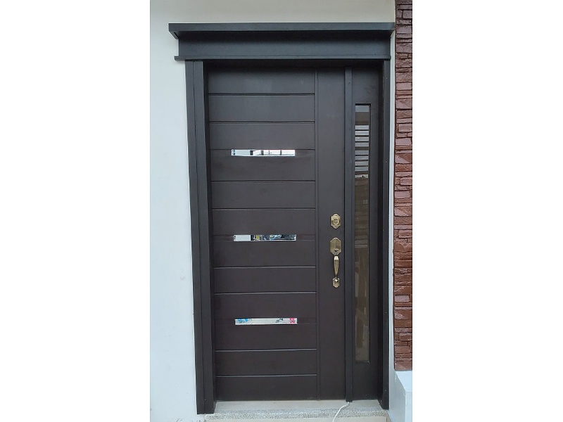 Puerta Madera Negra Ecuador Muebleria AUZZ